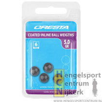 Cresta coated inline ball weight