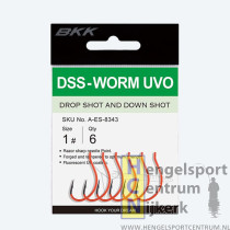 BKK DSS-Worm Uvo dropshot hook 