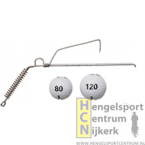 Madcat golf ball jig system anti snag 80 + 120 gram