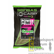 Sensas uk power pellet plus green 2 kg