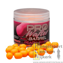 Starbaits probiotic peach & mango wafter barrel 
