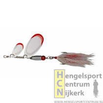Pezon et Michel buck pike tandem spinner WHITE RED