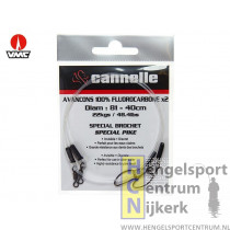 Camo cannelle fluorocarbon pike leader