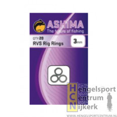 Ashima RVS Rig Rings 3 mm