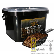Starbaits pro spicy chicken pellets mixed 