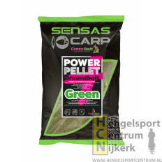Sensas uk power pellet plus green 2 kg