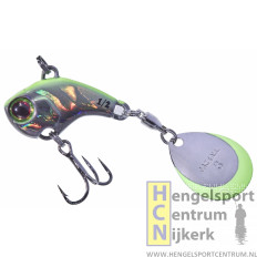 Illex deracoup spinner SILVER CHARTREUSE BACK