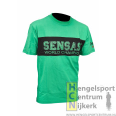 Sensas t-shirt club groen met zwart 